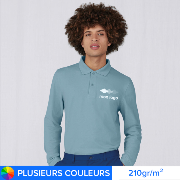 My Polo 210 gr B&C Manches longues