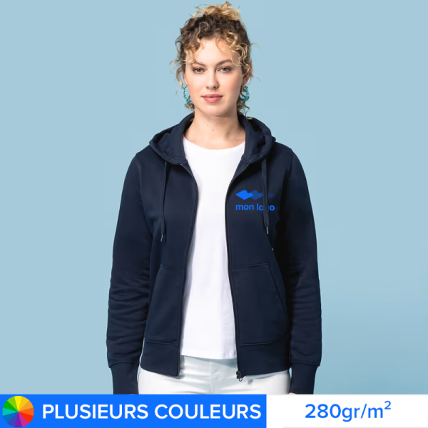 Veste sweat K4031 Kariban femme 280gr
