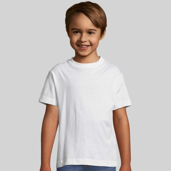 T-shirt BLANC REGENT KIDS Sol's 150gr