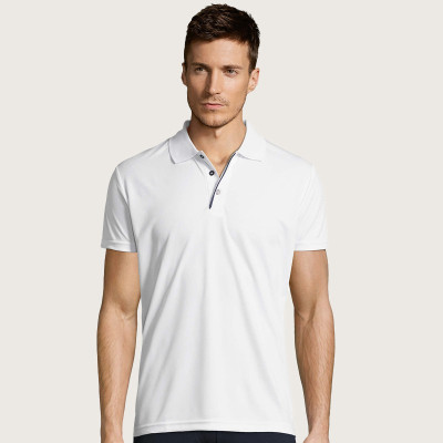 Polo BLANC PERFORMER Sol's...