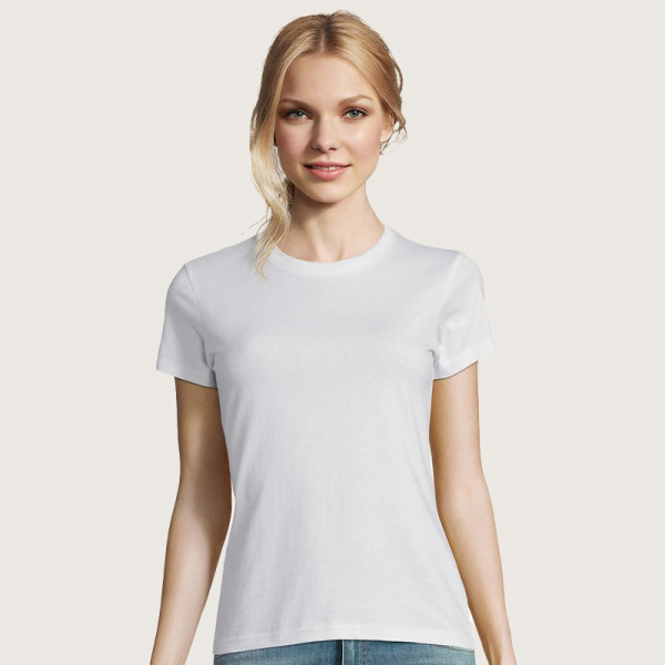 T-shirt BLANC IMPERIAL Women Sol's 190gr